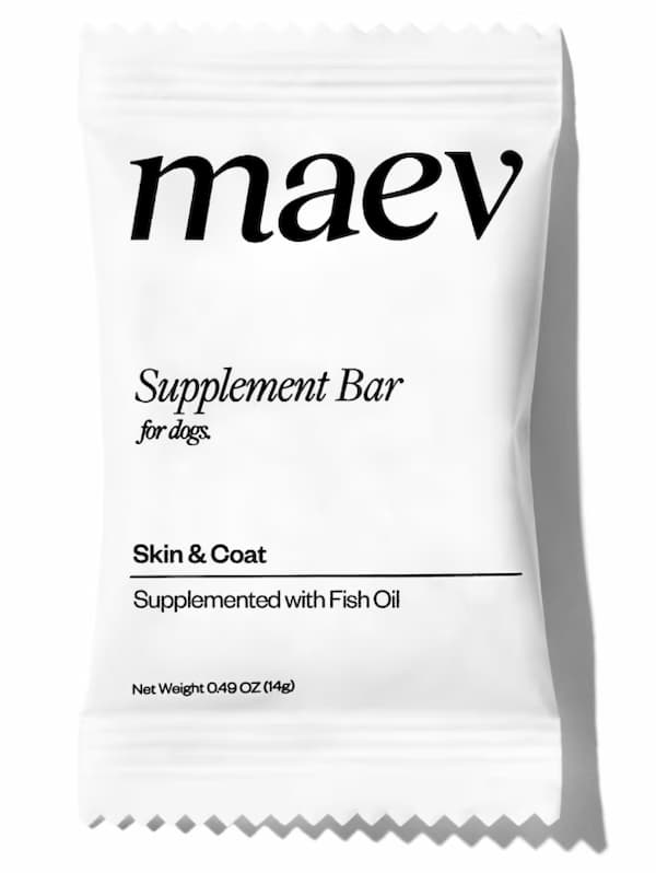 Maev skin and coat bar with fish oil for dogs